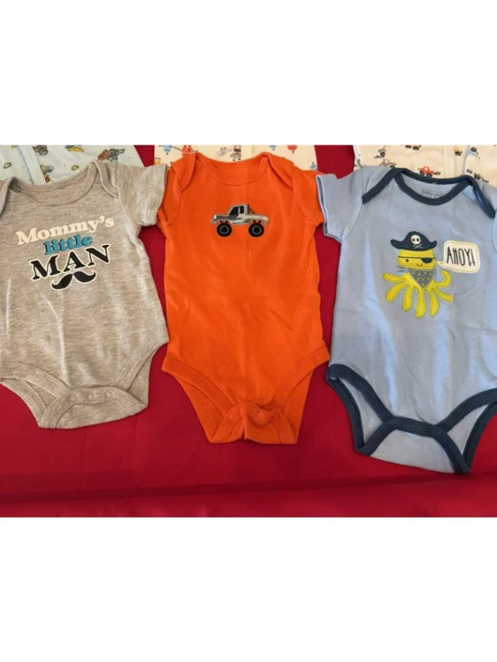 Baby Boy 6 Pieces Bundle Multicolor Size 0-6 Months